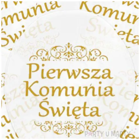 balony pierwsza komunia swieta transparent deco mariage 14 5 szt