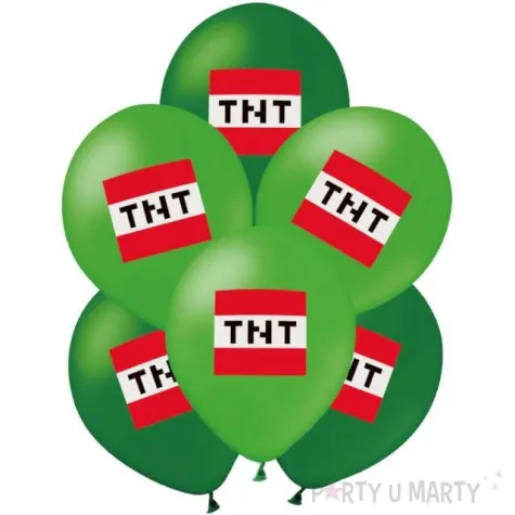 balony piksel tnt partypal 12 12 szt