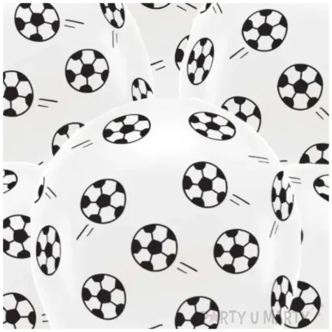 balony pilka nozna football partydeco 13 6 szt