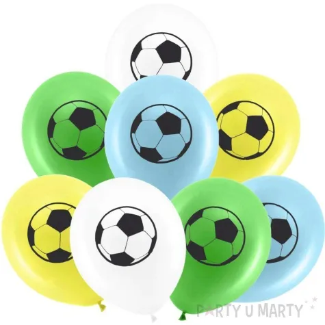 balony pilka nozna mix unique 12 8 szt