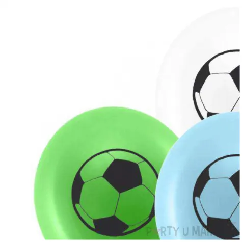 balony pilka nozna mix unique 12 8 szt