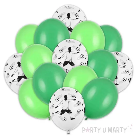 balony pilka nozna zestaw kibica 10 15 szt