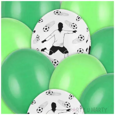 balony pilka nozna zestaw kibica 10 15 szt