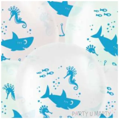 balony podwodny swiat mix folat 13 6 szt