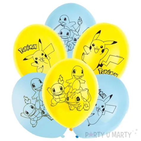 balony pokemon amscan 11 6 szt