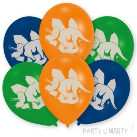 balony prehistoric party mix amscan 11 6 szt