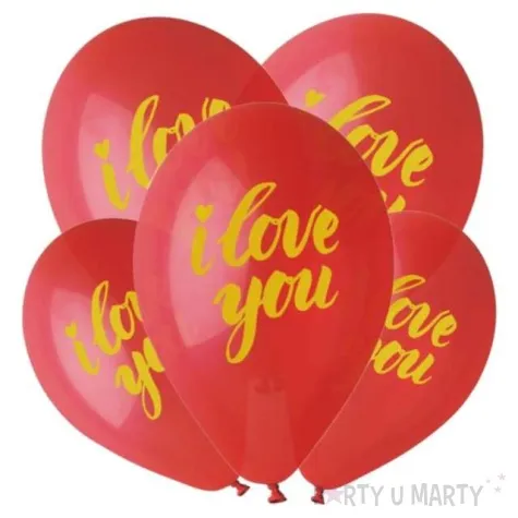 balony premium i love you gemar 13 5 szt