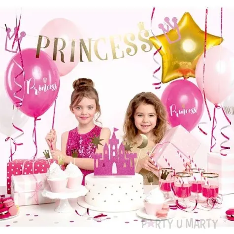 balony princess pastel rozowy 12 strong 6 szt