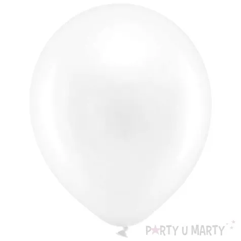 balony rainbow metalizowane biale partydeco 11 10 szt