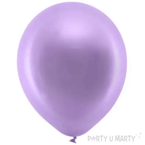balony rainbow metalizowane fioletowe partydeco 9 100 szt