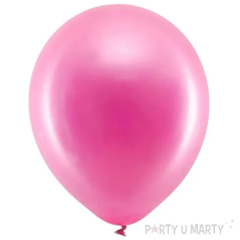 balony rainbow metalizowane fuksja partydeco 11 10 szt