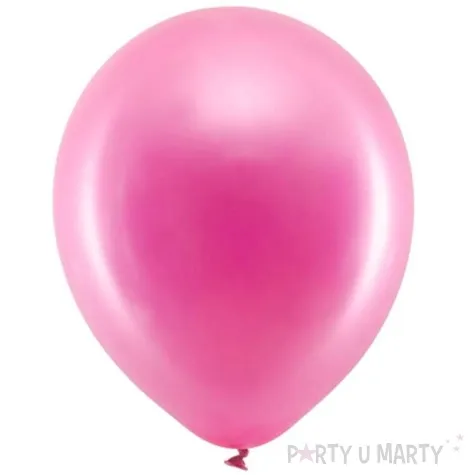 balony rainbow metalizowane fuksja partydeco 11 100 szt