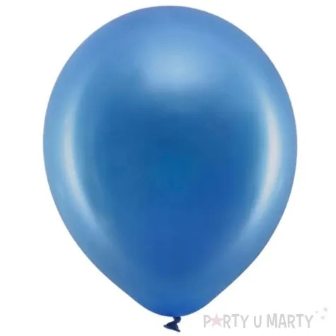 balony rainbow metalizowane granatowe partydeco 11 10 szt