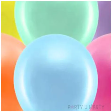 balony rainbow metalizowane mix partydeco 9 100 szt