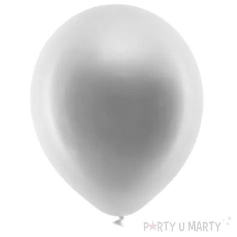 balony rainbow metalizowane srebrne partydeco 9 10 szt