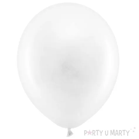 balony rainbow pastelowe biale partydeco 9 100 szt