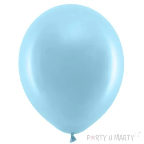 balony rainbow pastelowe blekitne partydeco 9 100 szt