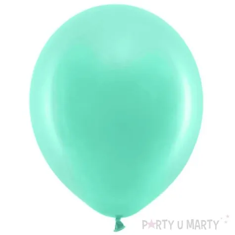 balony rainbow pastelowe mietowe partydeco 9 10 szt