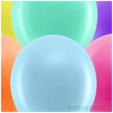balony rainbow pastelowe mix partydeco 11 10 szt