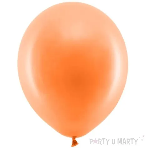 balony rainbow pastelowe pomaranczowe partydeco 11 100 szt