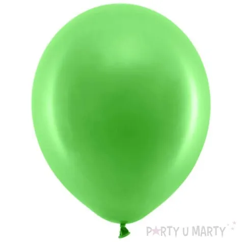 balony rainbow pastelowe zielone partydeco 11 100 szt