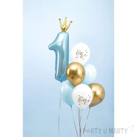 balony roczek one partydeco 12 6 szt