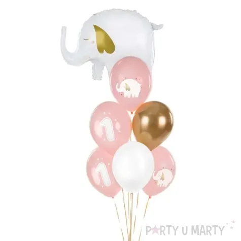 balony roczek slonik partydeco 12 50 szt