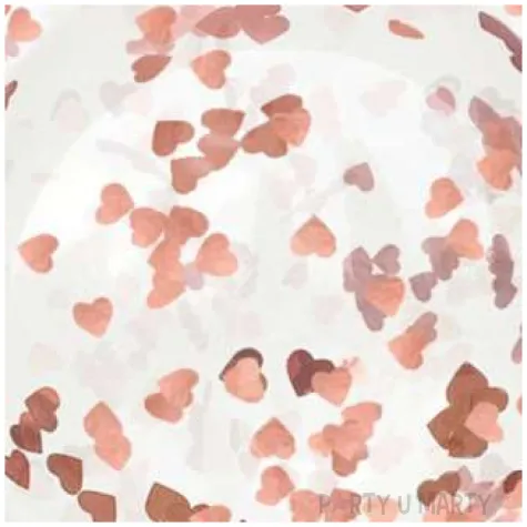 balony rozowo zlote konfetti transparentne dekoracjepolska 12 5 szt