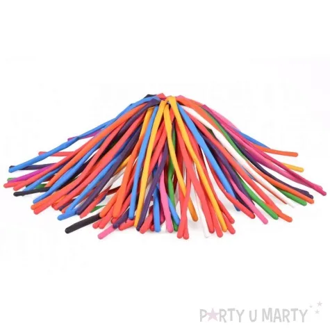 balony rurki modeliny mix arpex 100 szt