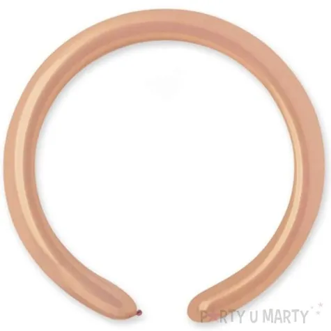 balony rurki wloskie rozowy mglisty gemar 100 szt