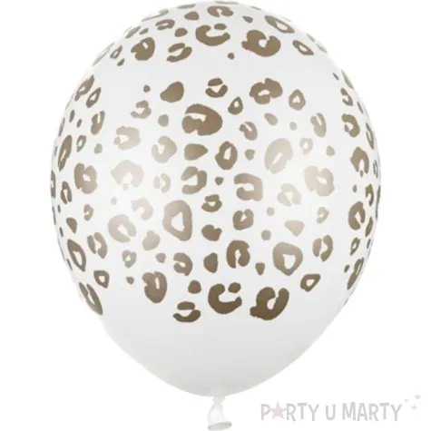 balony safari cetki zlote zloty partydeco 11 50 szt