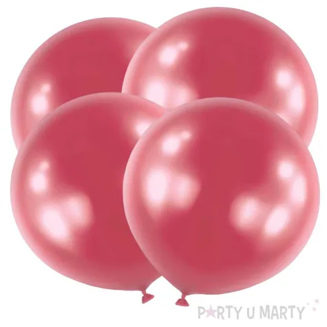 balony satynowe dekoracja na urodziny do girlandy czerwone anagram 24 4 szt