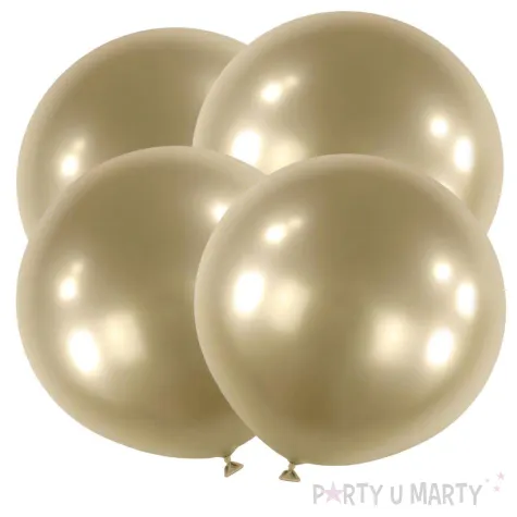 balony satynowe dekoracja na urodziny wesele sylwestra do girlandy zlote szampanskie 24 x4