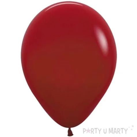 balony sempertex do girland 5 cali 50 szt burgundowe pastelowe imperial red