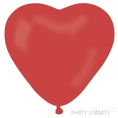 balony serca pastel czerwone gemar 6 100 szt