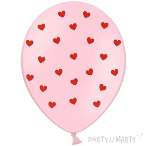 balony serca pastel rozowe strong 12 50 szt