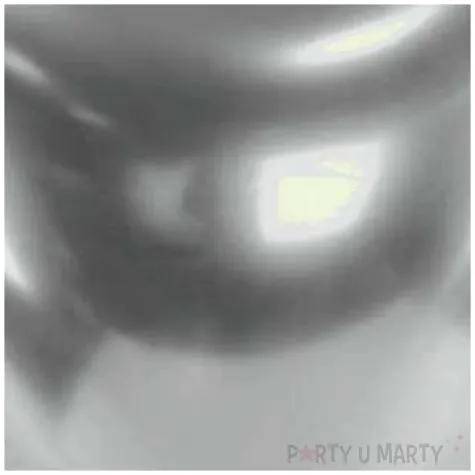 balony serca shiny srebrne gemar 12 25 szt