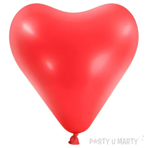 balony serce czerwony amscan 12 50 szt