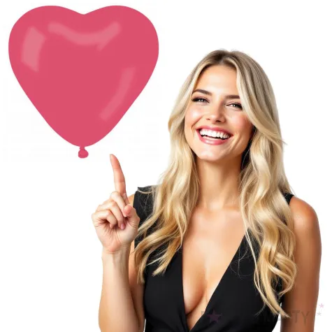 balony serce pastel czerwony gemar 17 50 szt