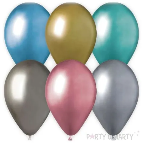 balony shiny mix chrom gemar 13 50 szt