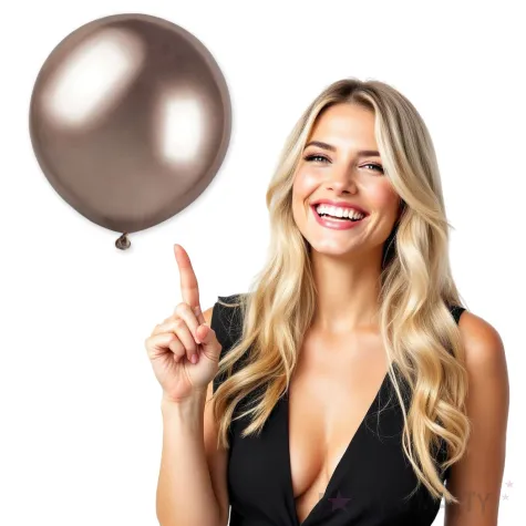 balony shiny rozowo zlote gemar 19 25 szt