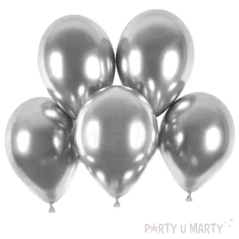 balony shiny srebrny chrom gemar 13 5 szt