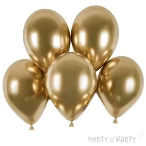balony shiny zloty chrom gemar 13 5 szt