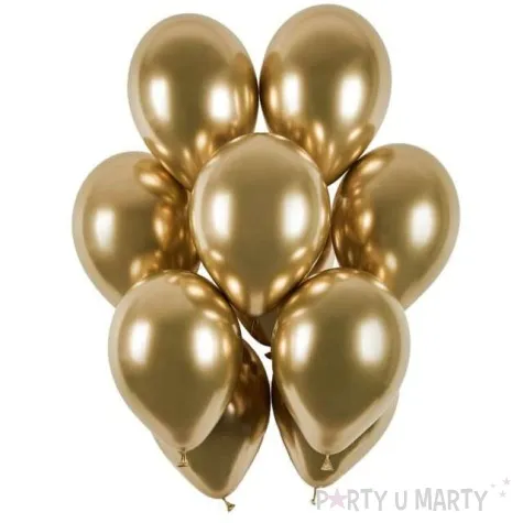balony shiny zloty chrom gemar 13 50 szt