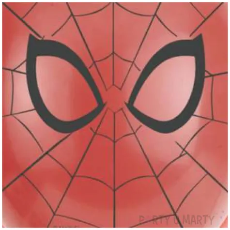 balony spiderman led czerwone amscan 12 5 szt