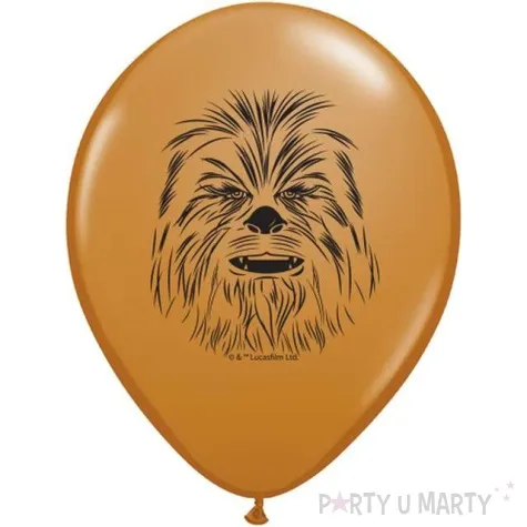 balony star wars chewbacca brazowy jasny pastel qualatex 5 100 szt