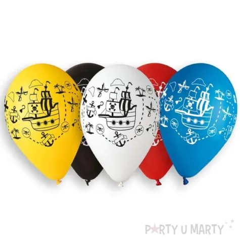 balony statki mix gemar 13 5 szt