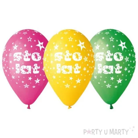 balony sto lat mix gemar 13 5 szt