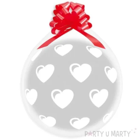 balony stuff serca transparentny gemar 18 25 szt