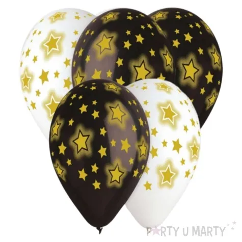 balony swiecace gwiazdki 13 gemar 5 szt